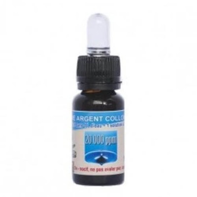 Argent Colloïdal Teinture 20 000 ppm 10ml