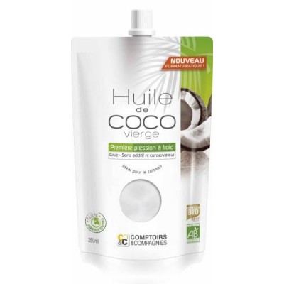 Huile de coco vierge bio 250ml