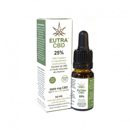 Gouttes CBD Eutra 25% - 10ml